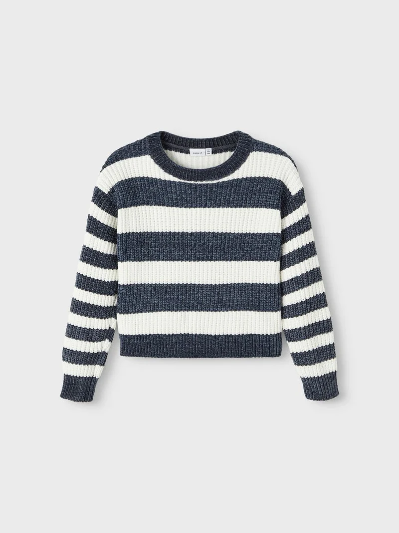 name it-NKFNIJANNA LS SHORT KNIT-India Ink