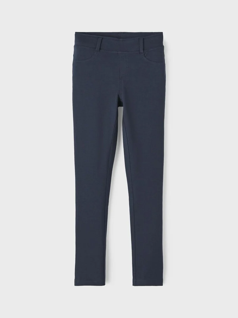 name it-NKFJAVI SOLID SWE LEGGING UNB N NOOS-Dark Sapphire