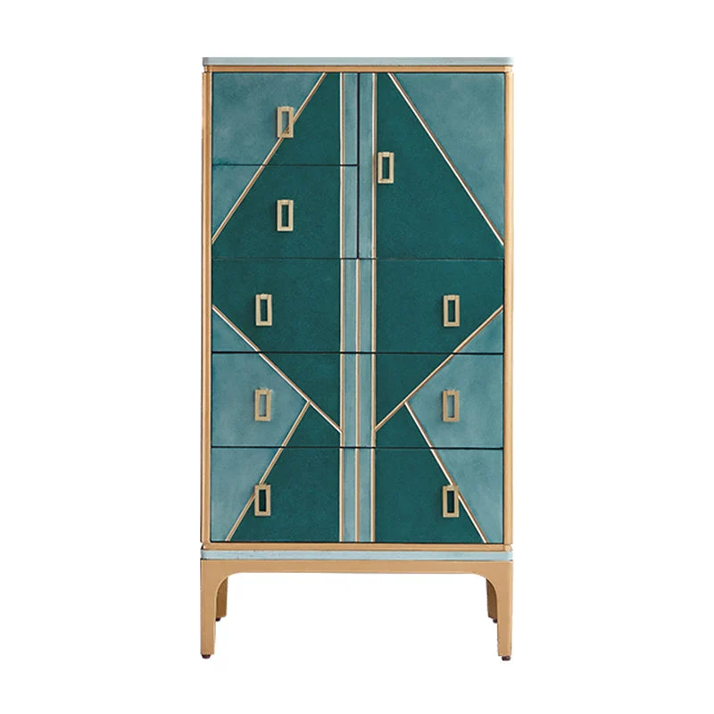 Wooden Storage Chest Dresser Contemporary Glam Dresser for Bedroom