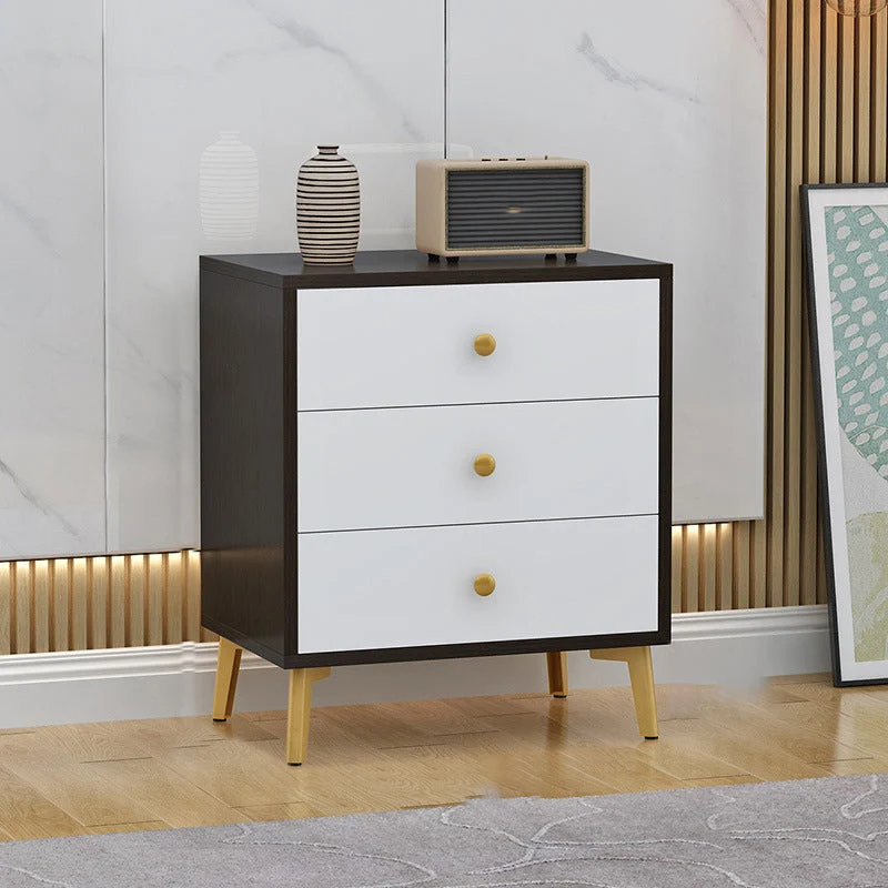 Classic Glam Storage Chest Manufactured Wood Dresser with Multi Drawers