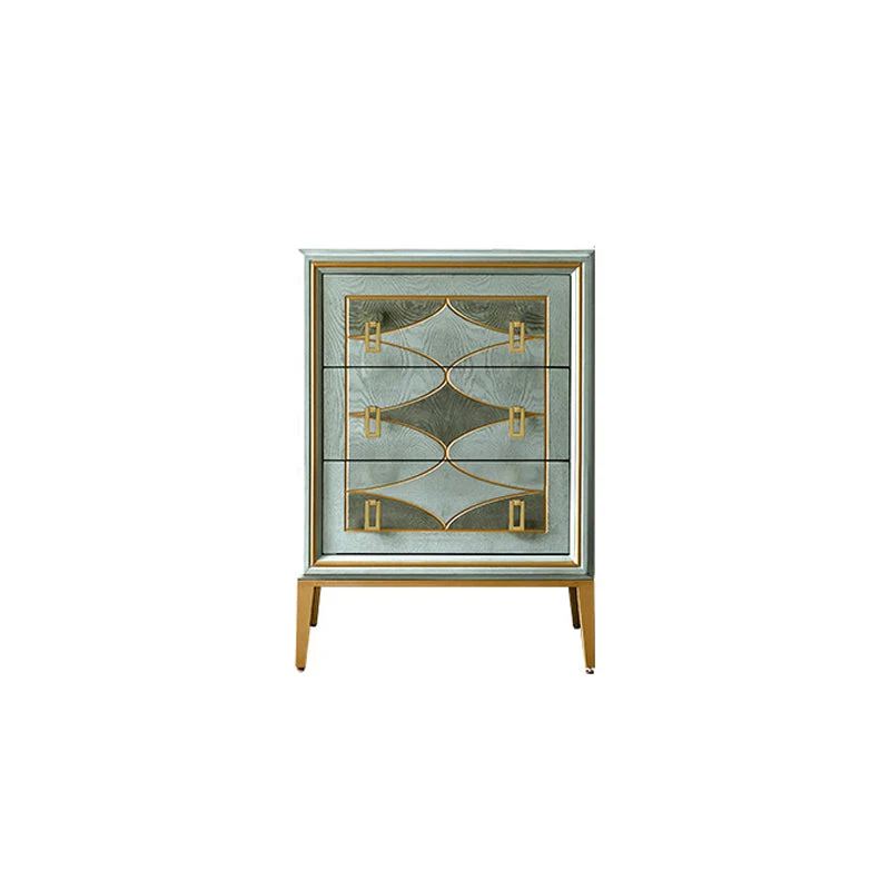 Classic Glam Storage Chest Dresser Solid Wood Storage Chest , 15.21 Inch Width