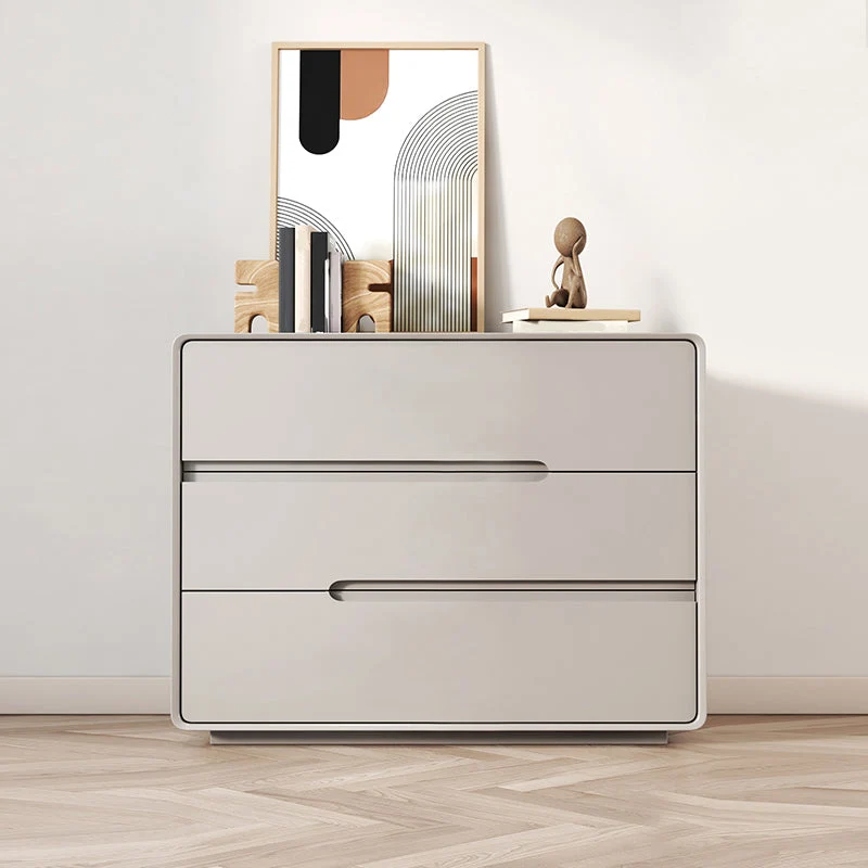 Contemporary Dresser Wooden Storage Chest Dresser with Drawers