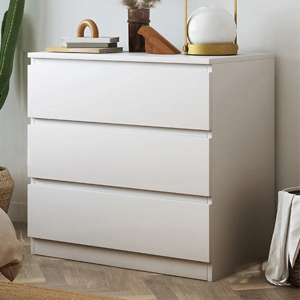Contemporary Double Dresser Wood Storage Chest Dresser for Bedroom