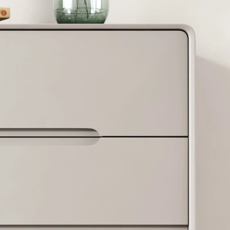 Contemporary Storage Chest Dresser Solid Wood Dresser with Drawers