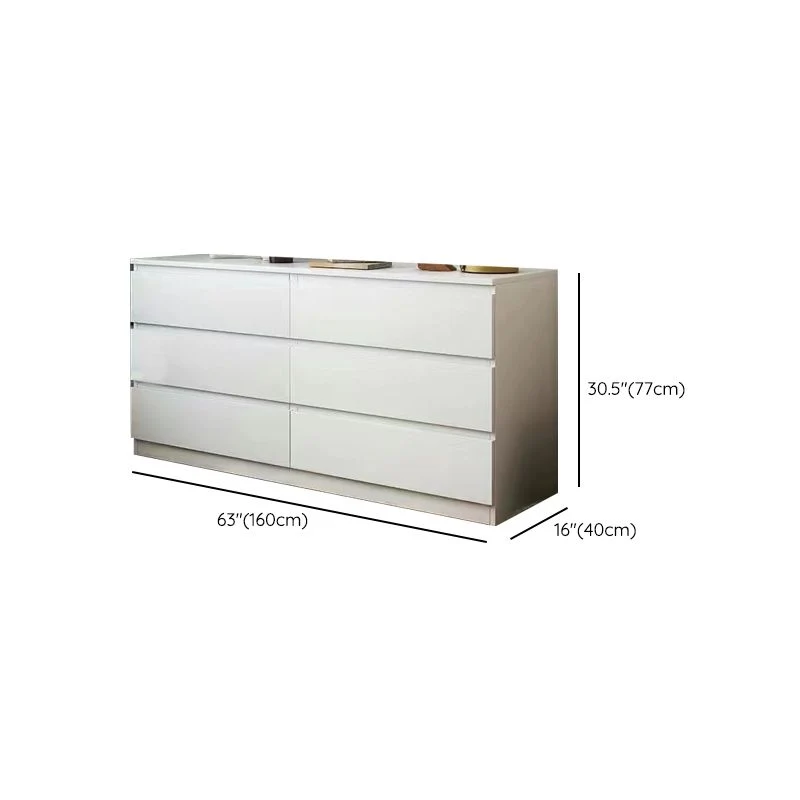 Modern Storage Chest Dresser Manufactured Wood Dresser with 3/4/5/6/8 Drawers