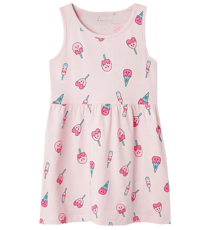 Name it-NMFVINEO TANK DRESS-Parfait Pink