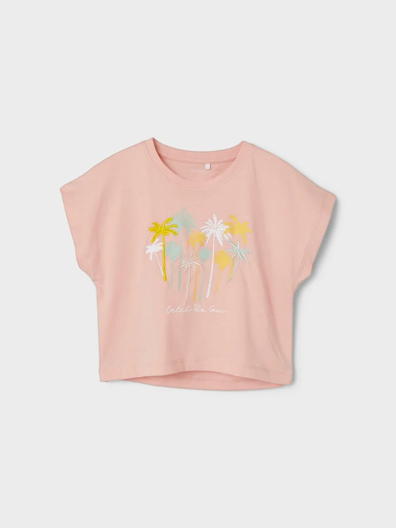 Name it-NKFHARIKKE CAPSL CROP TOP PS-Peach Bud