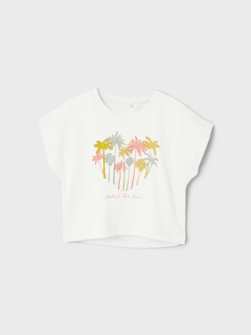Name it-NKFHARIKKE CAPSL CROP TOP PS-Bright White