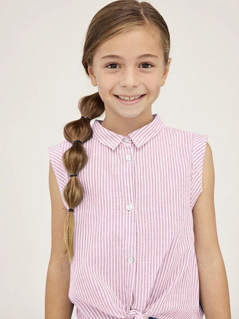 Name it-NKFFEMMA CAPSL SHIRT NOOS-Parfait Pink