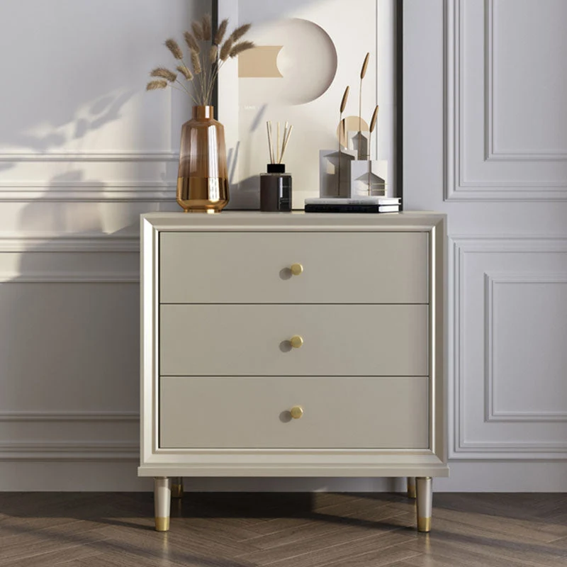 Contemporary Horizontal Double Dresser Cherry Wood Storage Dresser for Bedroom