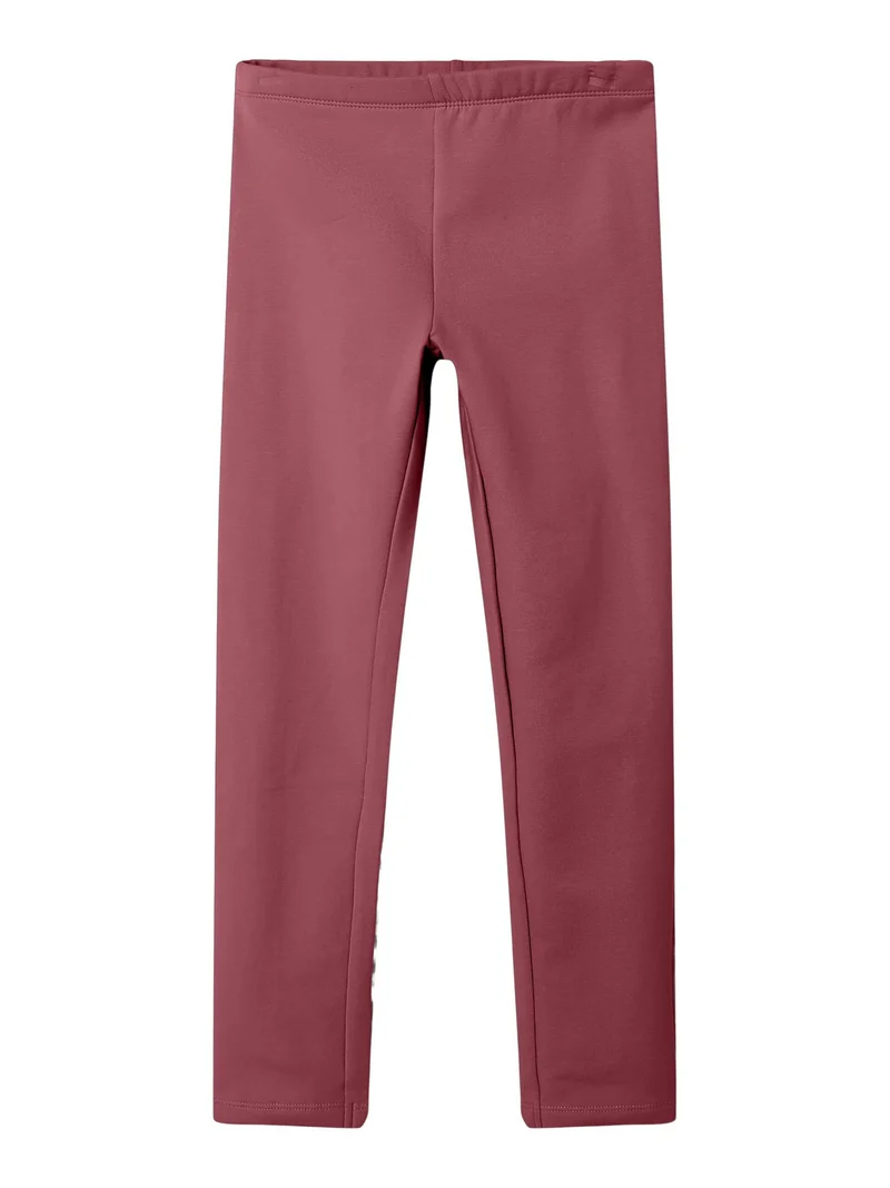 name it - NKFDAVINA SOLID SWE LEGGING BRU N NOOS - Mauvewood