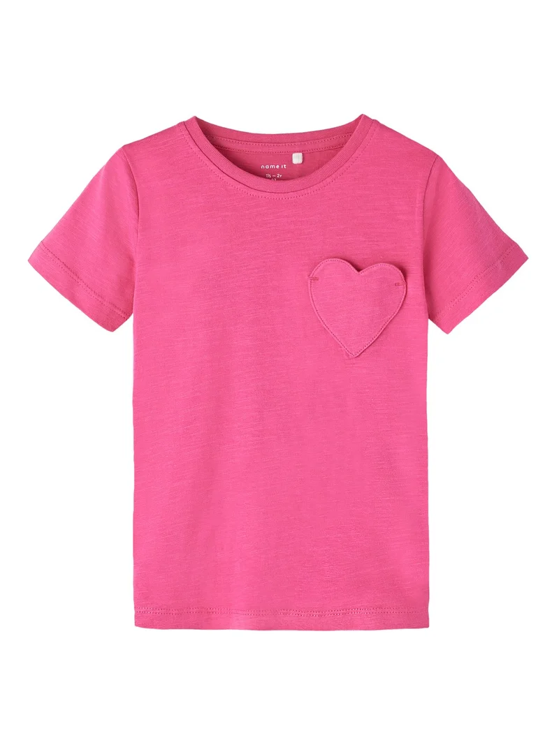 name it - NMFDORTHE LS TOP - Pink Yarrow