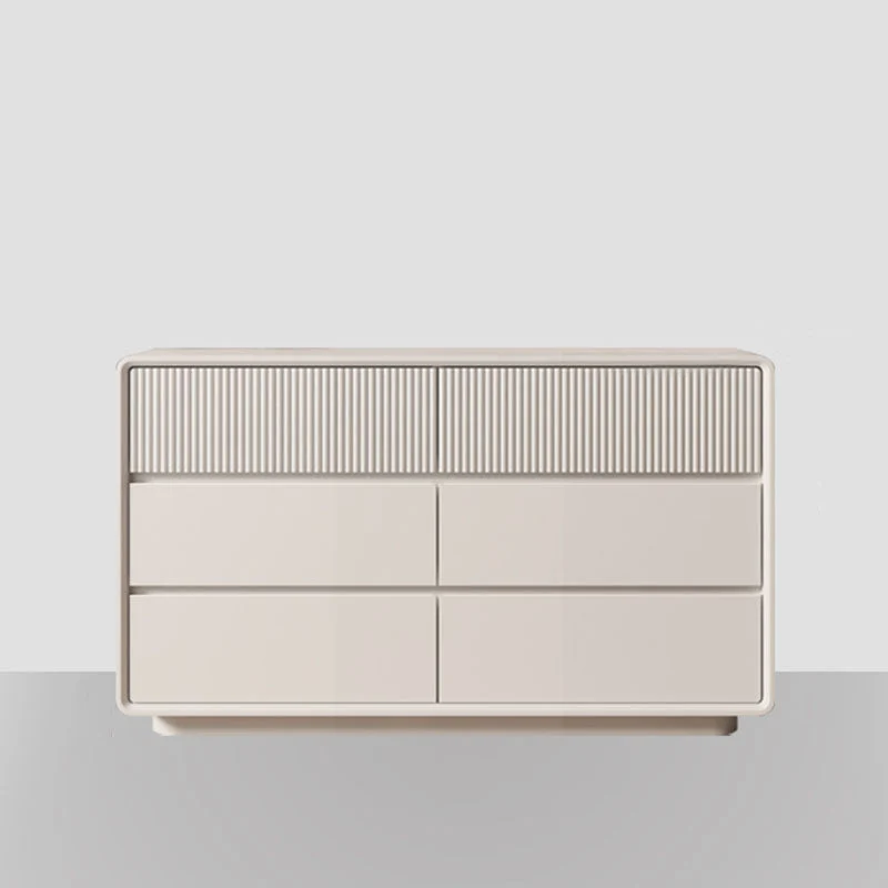 Modernism Horizontal Double Dresser Wood Dresser with 5/6/8 Drawers for Home