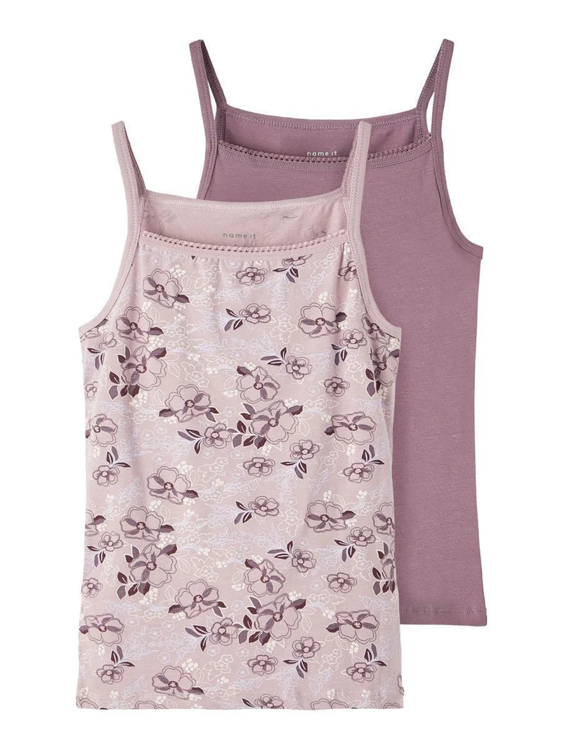 name it - NKFSTRAP TOP 2P ARCTIC FLOWERS NOOS - Arctic Dusk