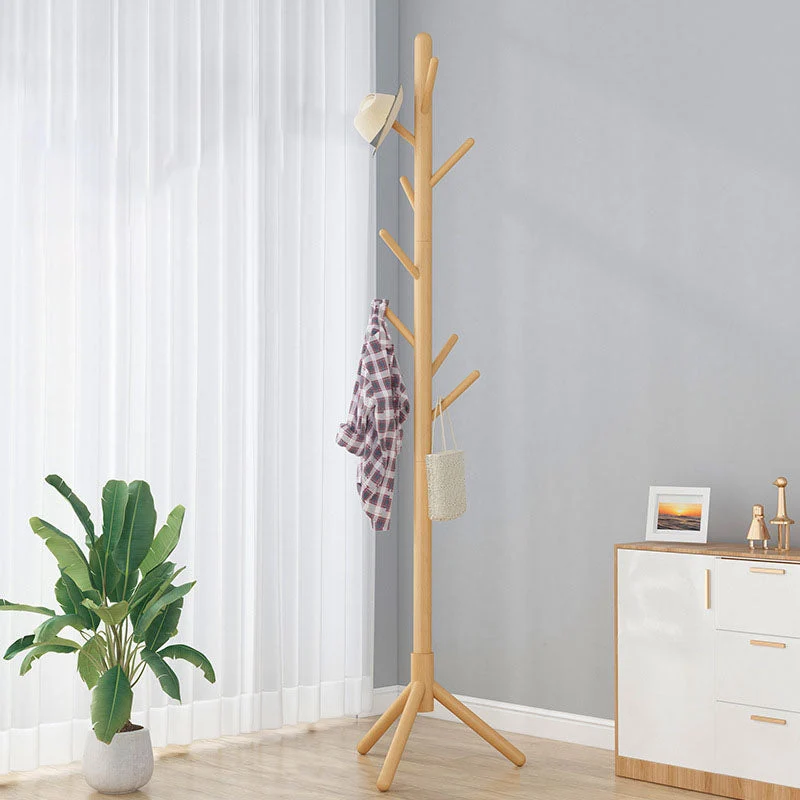 Free Standing Hall Stand Mid Century Modern Wooden Hall Stand