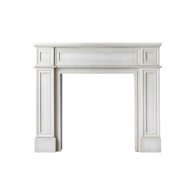Rectangle Shape French Country Console Table Wooden Sofa Table in White