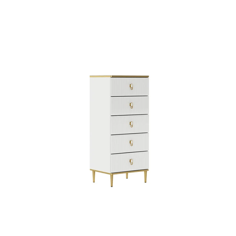 Modern Storage Chest Dresser Stone Storage Chest with 5 Drawers