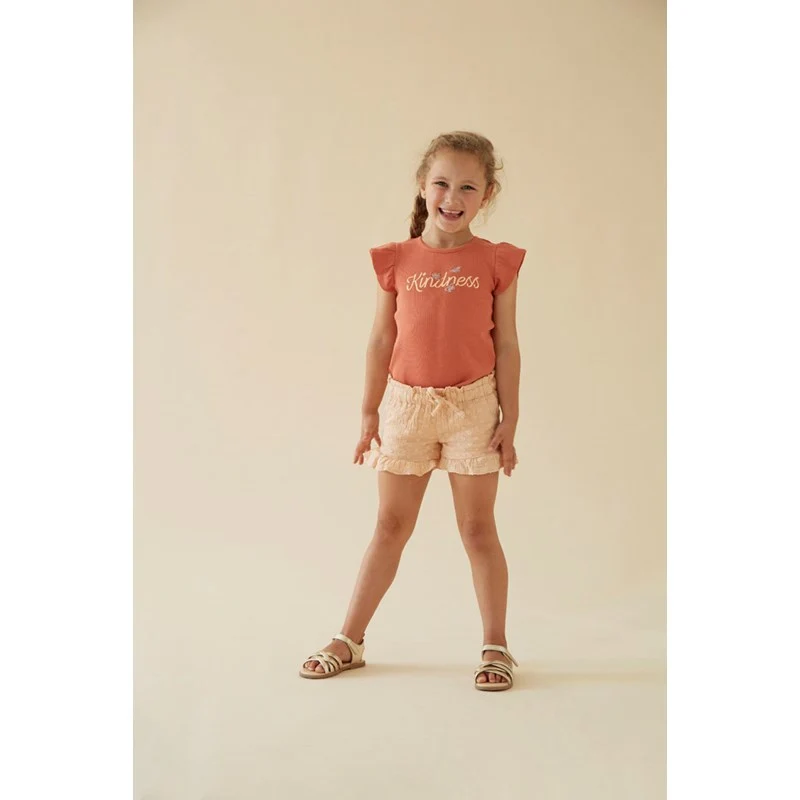 Jubel-T-Shirt - Sunny Side Up-Terrakotta