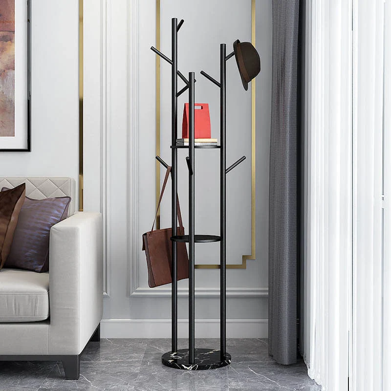 Metal Entry Hall Tree Glam Free Standing Hall Stand with Hook