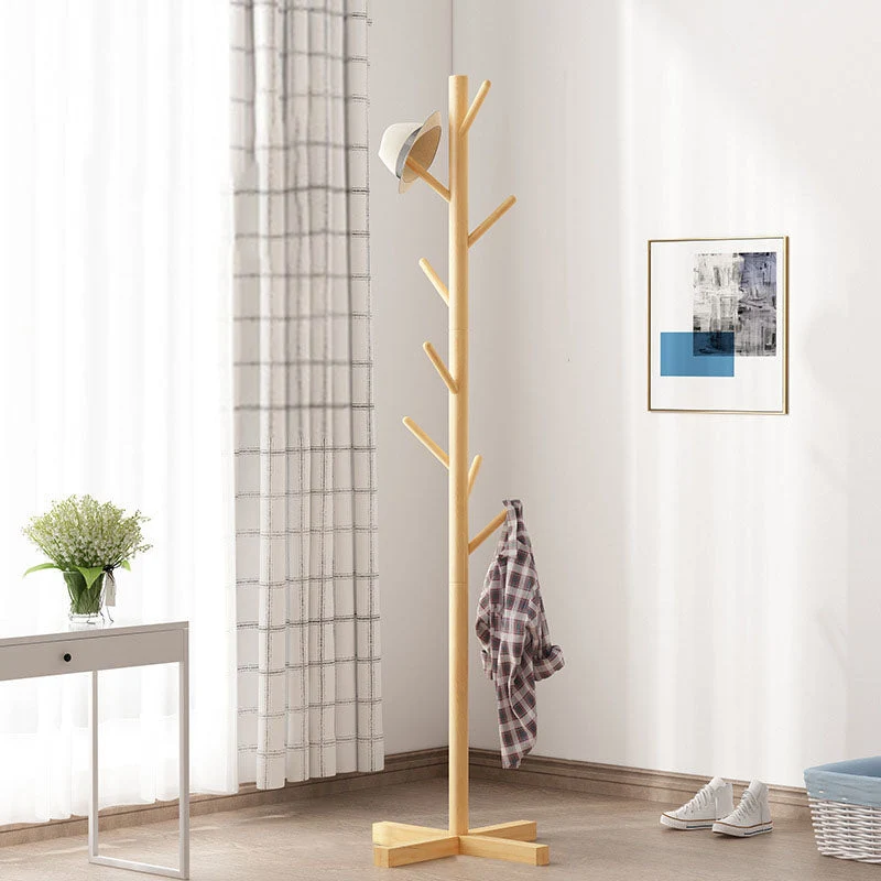 Free Standing Hall Stand Modern Simple Wooden Hall Stand with Hook
