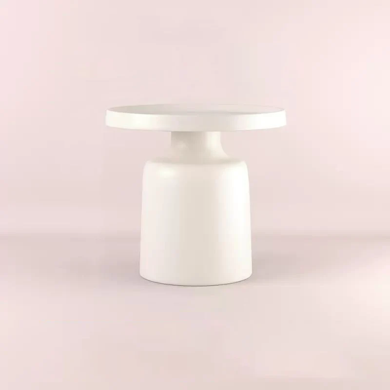 Modern Minimalist Round Iron Coffee Table For Living Room