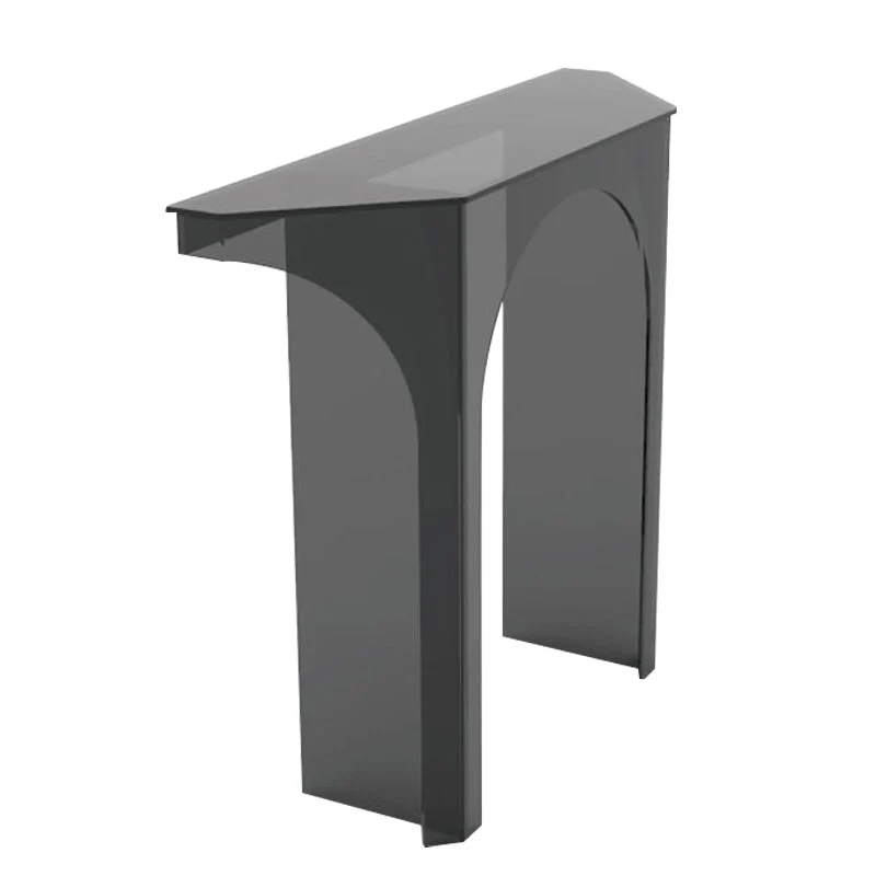 Free From Shape Contemporary Console Table Black Acrylic Console Sofa Table