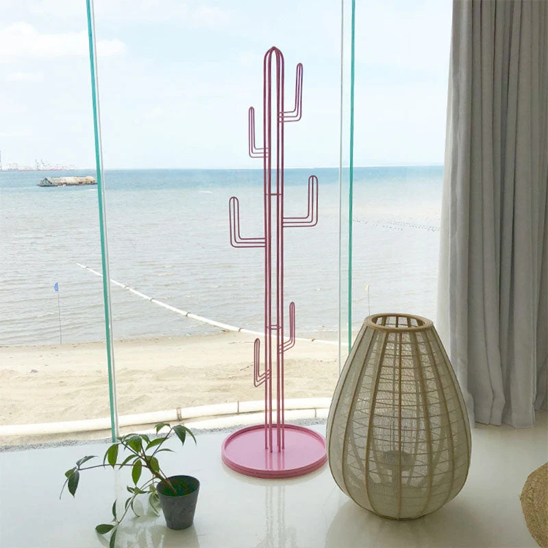 Iron Coat Hanger Free Standing 70.86 Inch Coat Rack for Living Room