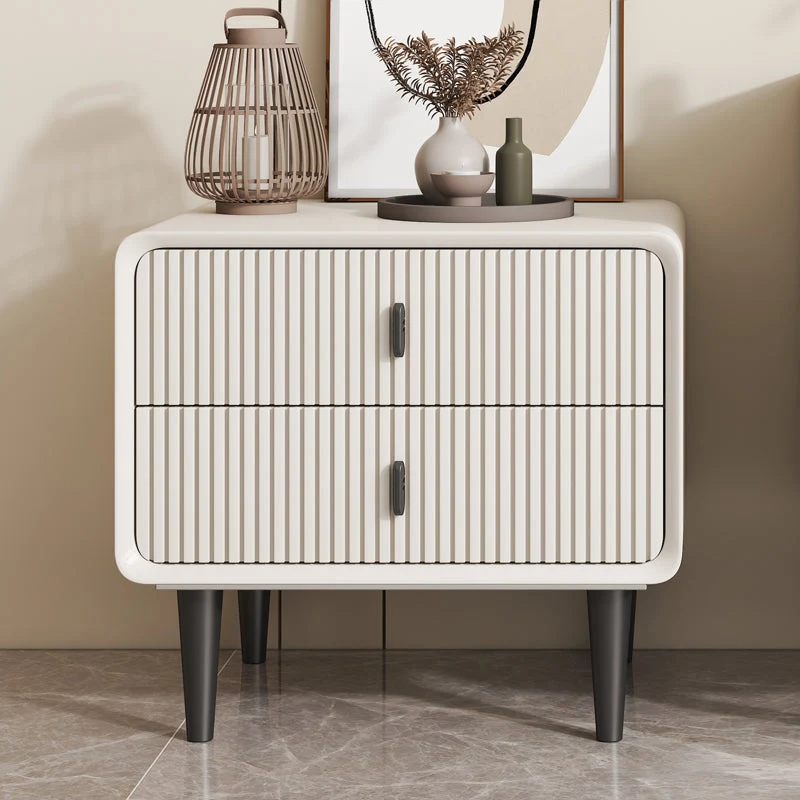 Contemporary Vertical Solid Wood Storage Chest Bedroom Chest with Drawers