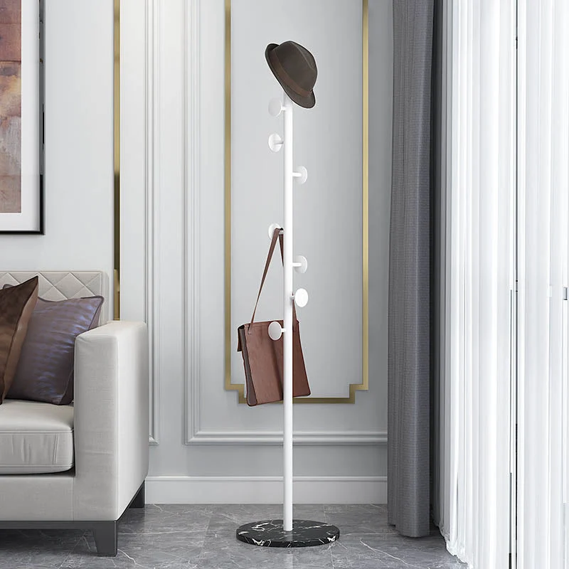 Glam Metal Coat Rack Free Standing Coat Rack with Coat Hooks