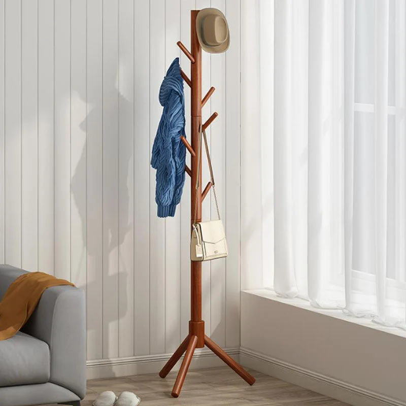 Scandinavian Pine Entry Hall Tree Free Standing Entryway Kit