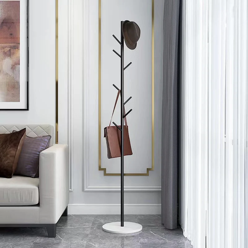 Glam Style Coat Hanger Metal Free Standing Coat Hanger with Hook