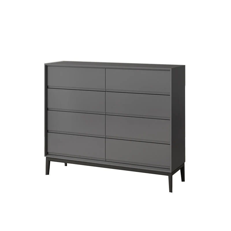 Modern Pine Horizontal Storage Chest with Soft-Close Drawers for Home