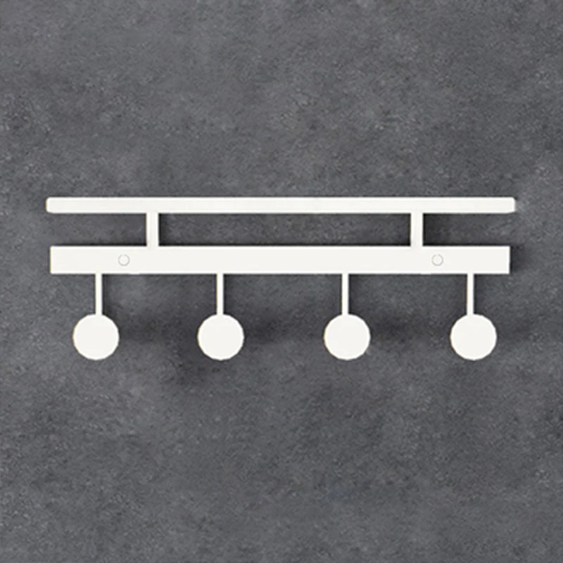 Modern Metal Entryway Kit Wall Mounted Coat Hanger with Hooks