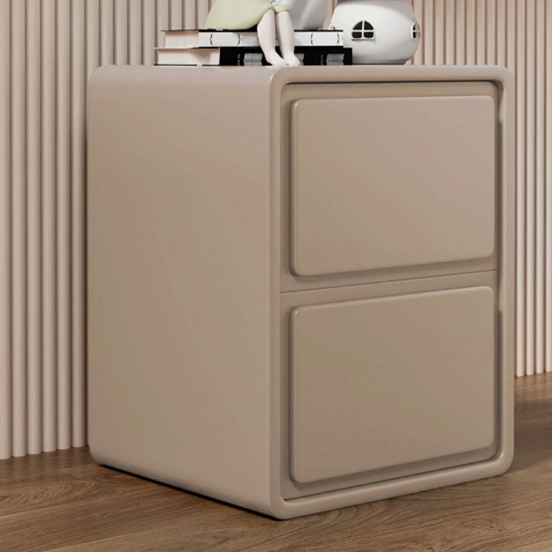 Scandinavian Wood Bedside Cabinet with Drawer Storage for Bedroom