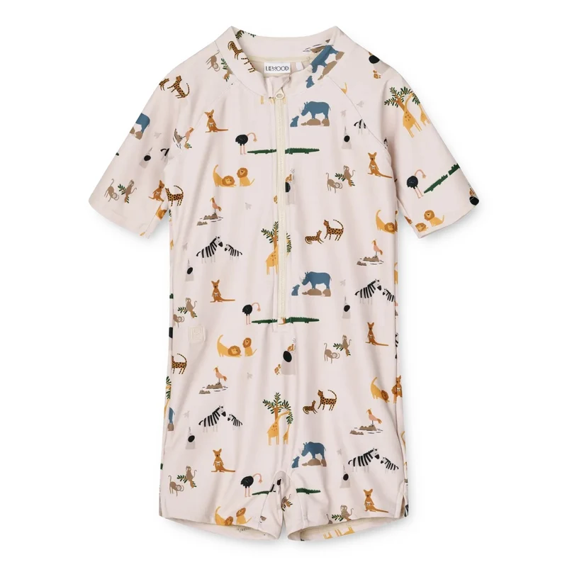 MAX BEDRUCKTER BADEOVERALL 1499 Alles zusammen / Sandy