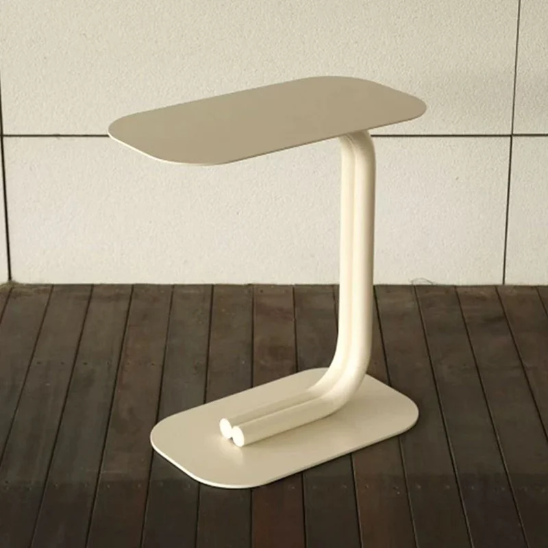 Modern Minimalist Rectangular Carbon Steel Side Table For Living Room