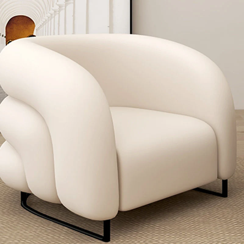 Modern Luxury Square Rectangular Solid Wood Plywood Carbon Steel Velvet Accent Chair Backrest Armrest For Living Room