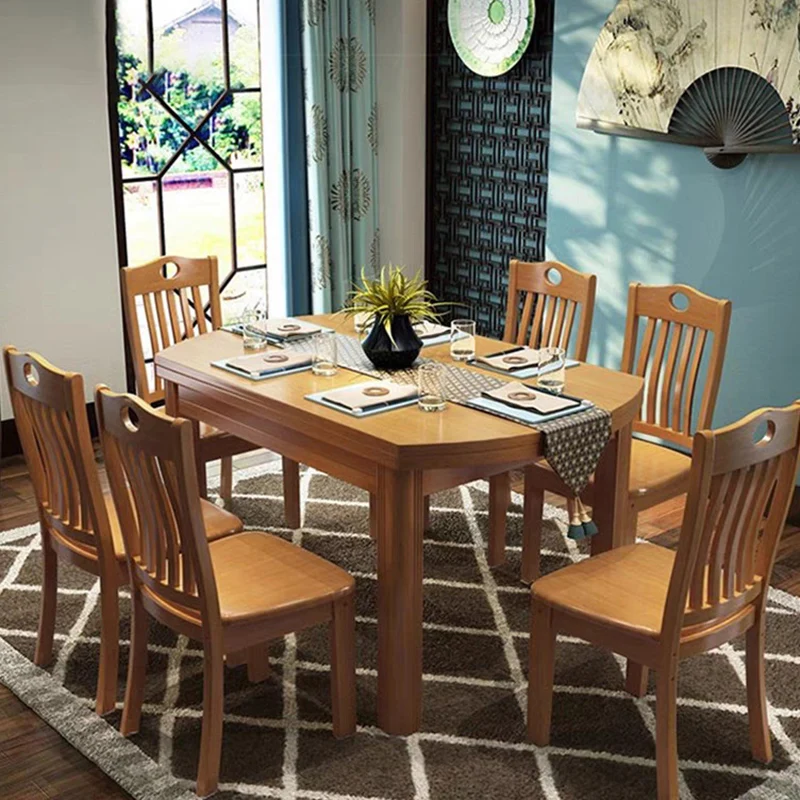 Modern Minimalist Rectangular Rubberwood Dining Chair Backrest Armless For Dining Room
