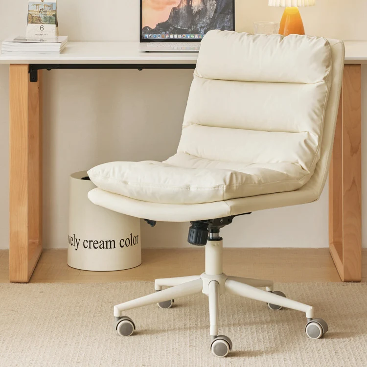 Contemporary Scandinavian Square High-Quality Faux Leather Plywood Steel Office Chair For Home Office