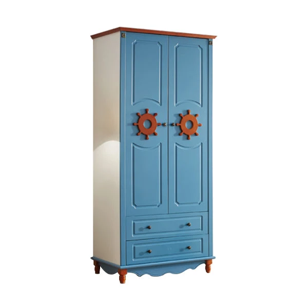 Coastal Cabinet with Hinged Door Manufactured Wood Matte Finish Storage Cabinet
