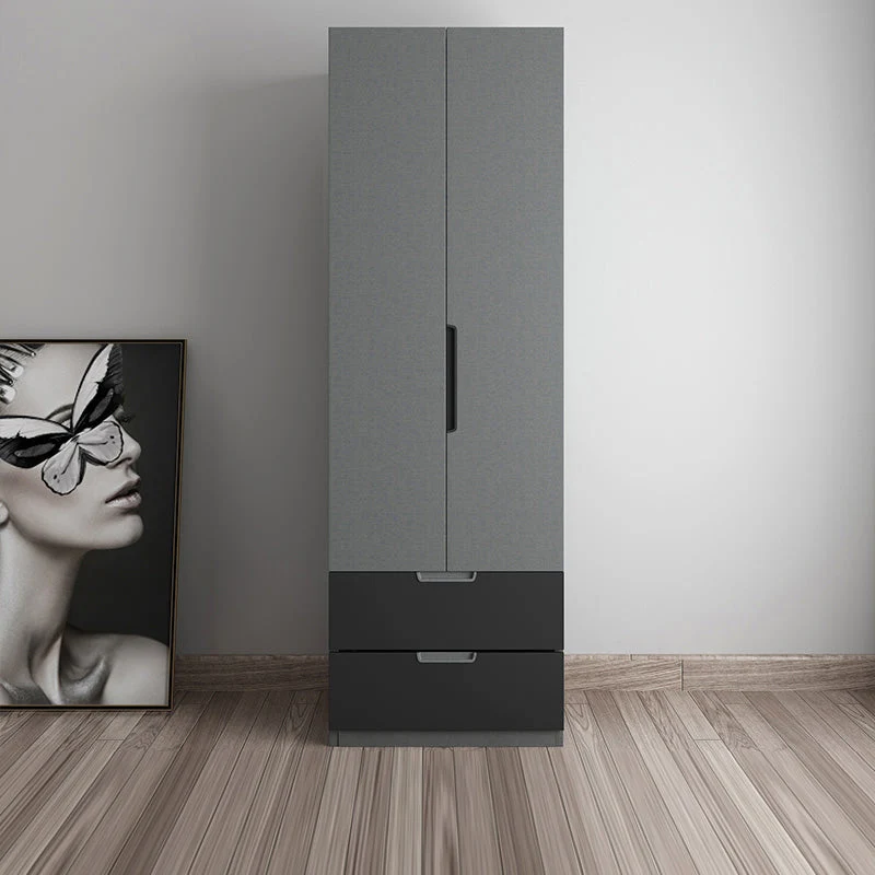 Contemporary Style Wardrobe Armoire Wood Armoire with Door for Bedroom