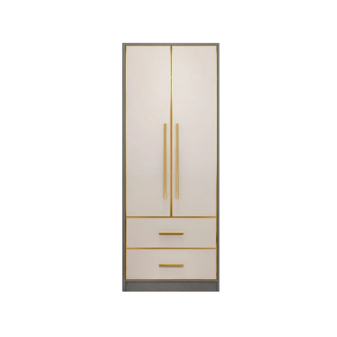 Wooden Wardrobe Cabinet with Soft Close Doors Hinged Wardrobe Armoire
