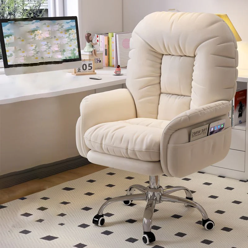 Modern Luxury Square Cushion Synthetic Fabric Stainless Steel Accent Chair Backrest Armrest For Living Room