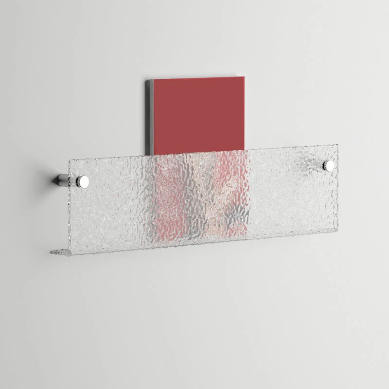 Floating Clear Plastic/Acrylic Bookcase Urban Wall Mounted Shelf