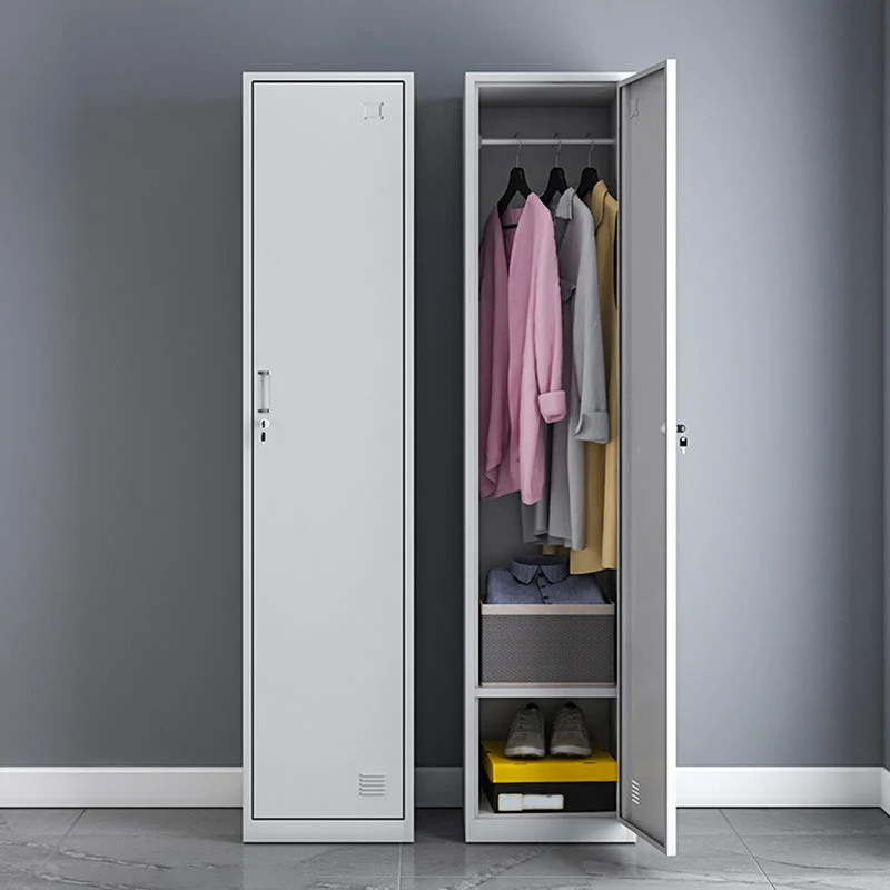 Contemporary Metal Wardrobe Armoire Hinged Wardrobe Closet for Home