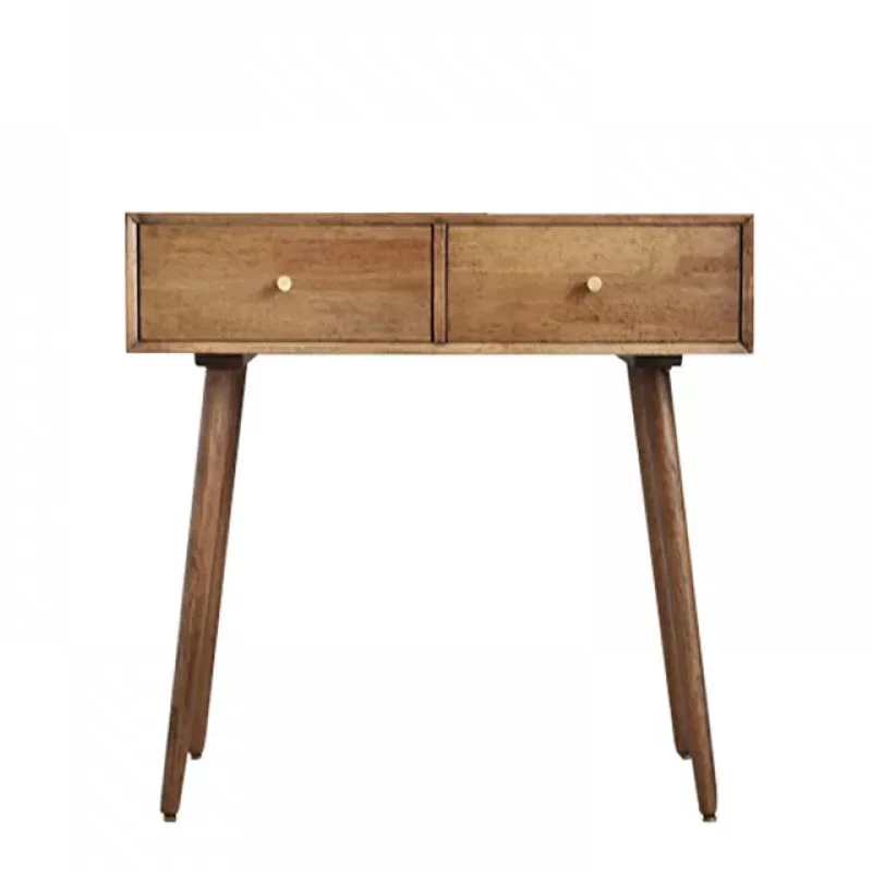 Contemporary Solid Wood Make-up Vanity Home Vanity Desk with Mirror