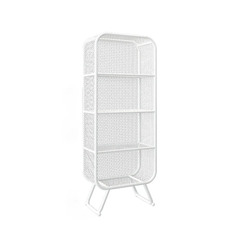 Iron Glam Book Shelf Shelves Included Bookcase Closed Back for Home Office