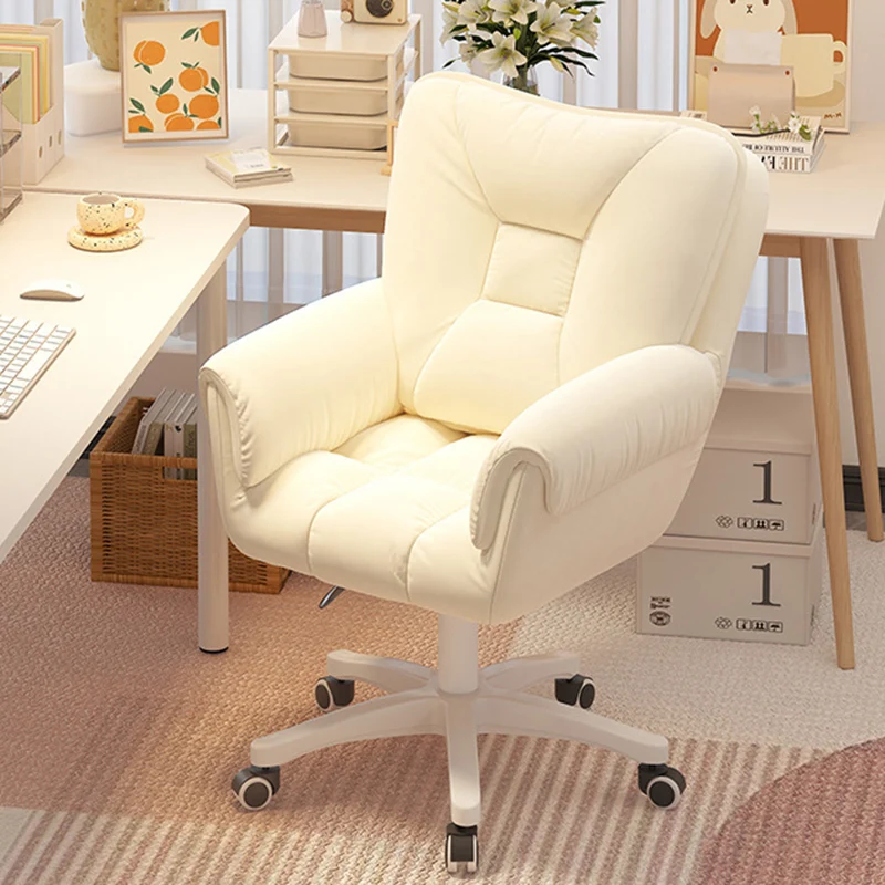 Modern Minimalist Square Upholstered Velvet Stainless Steel Iron Desk Chair Backrest For Home Office