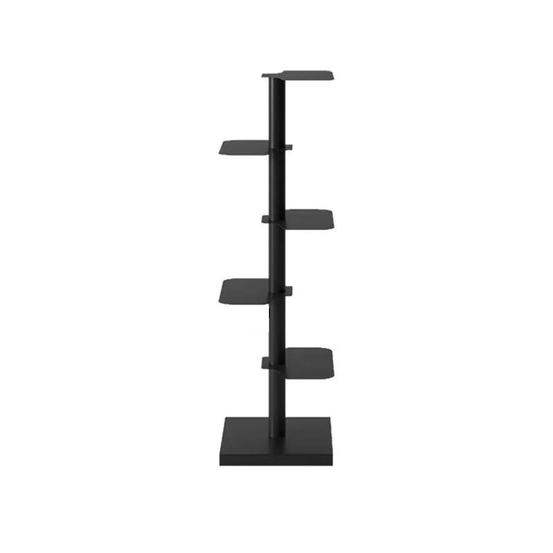 Metal Bookcase Contemporary Style Bookshelf for Home and Office