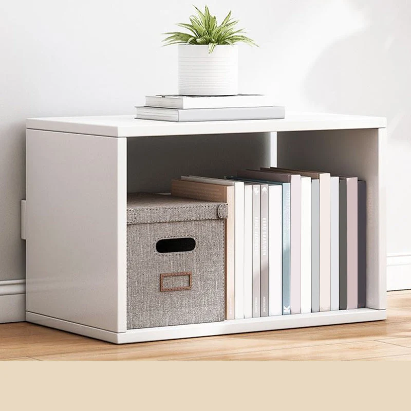 Contemporary Bookshelf Wood Closed Back Shelf Bookcase for Study Room